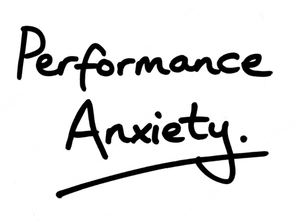 Performance Anxiety handwritten