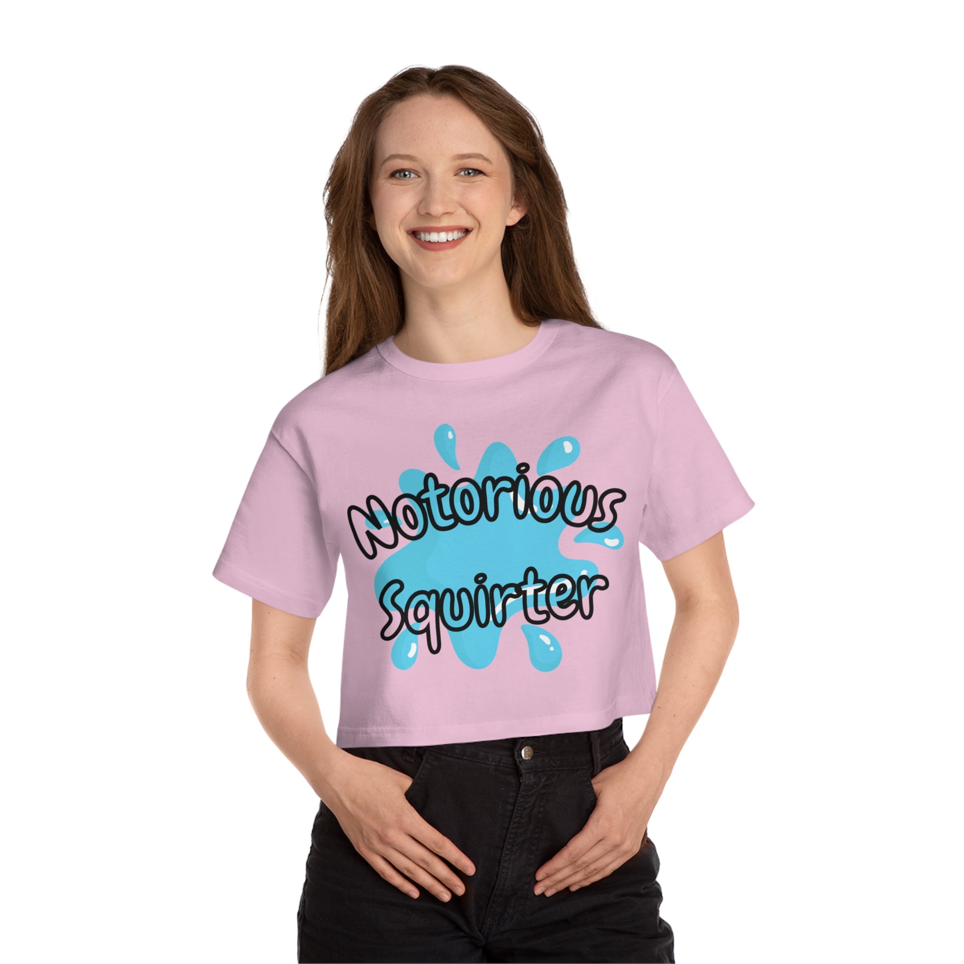 Stamina for Men Women's Notorious Squirter Cropped T-Shirt - Stamina for Men®